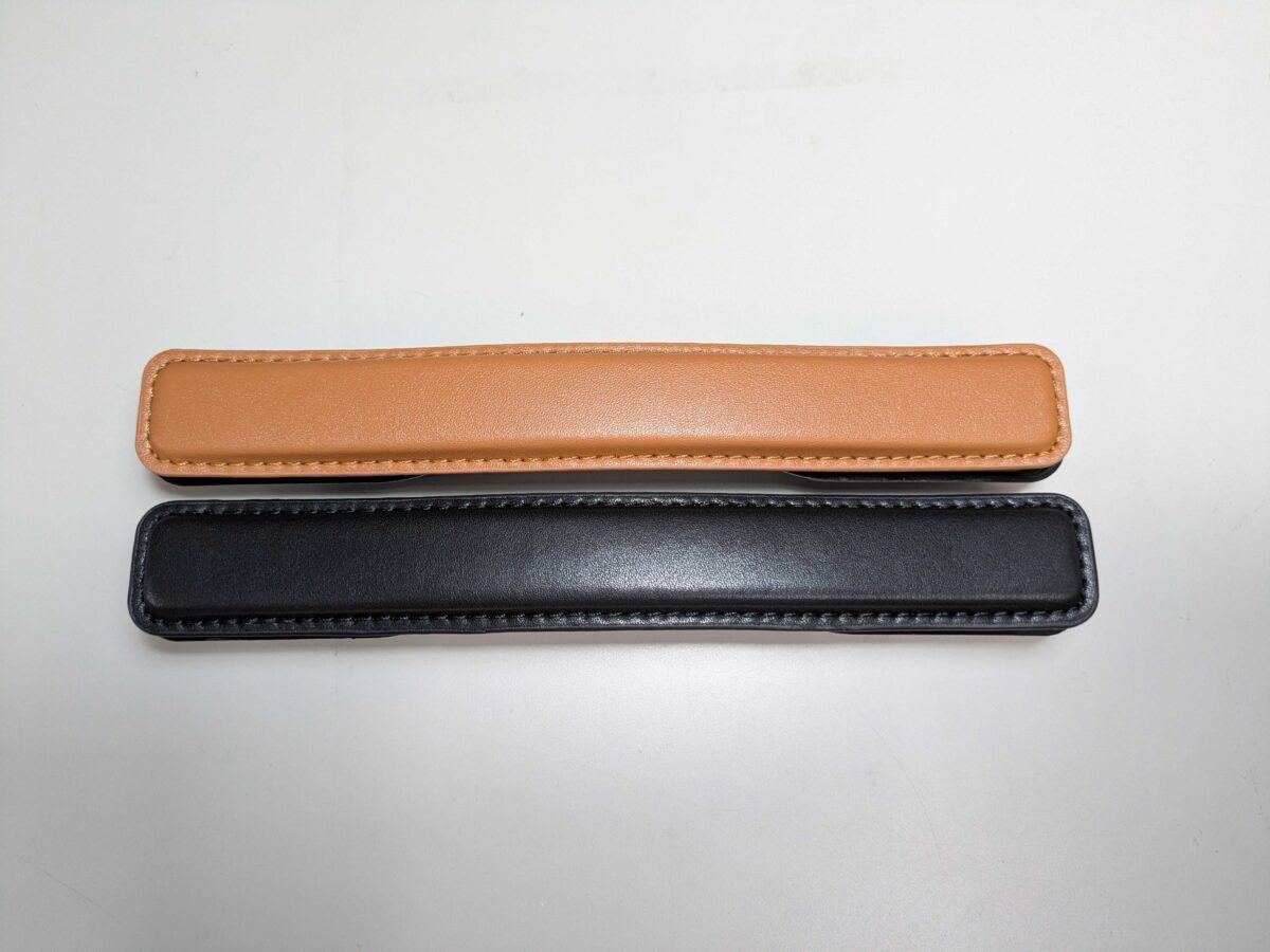 ブリックスの持ち手修理用レザーハンドル(キャメル・黒)